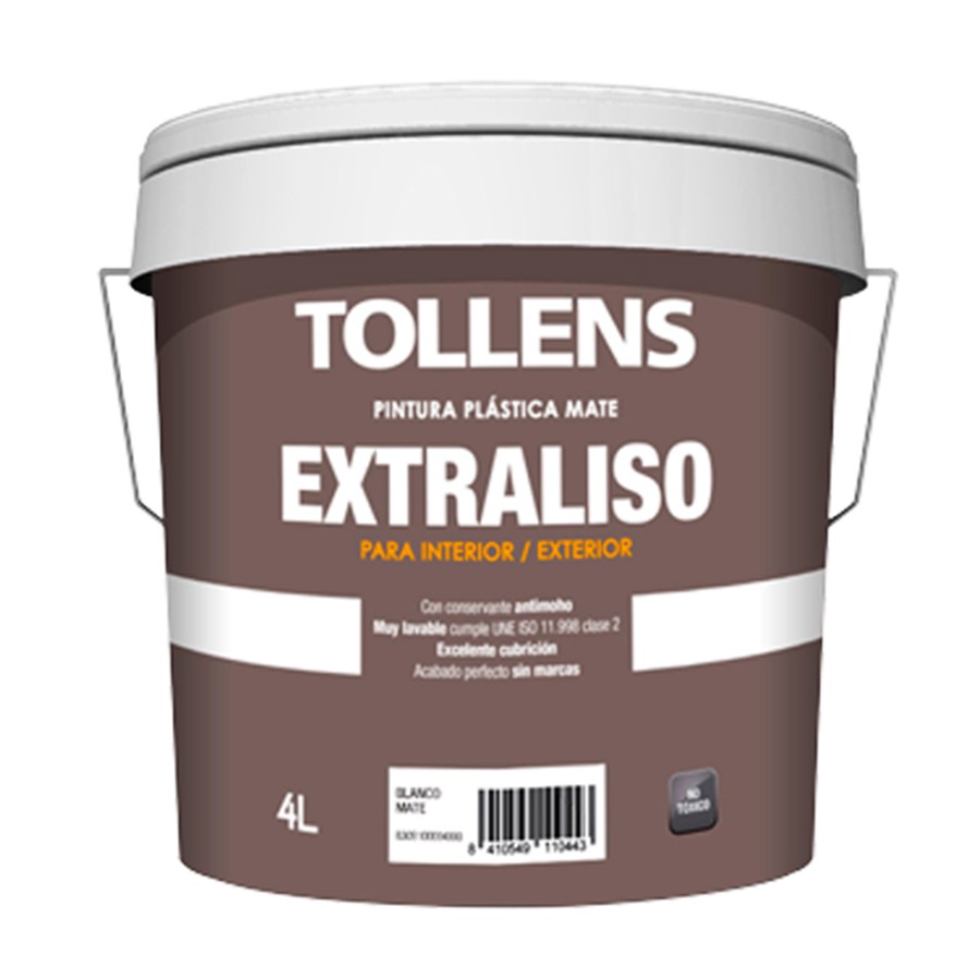 TOLLENS EXTRALISO MATE BLANCO 15L
