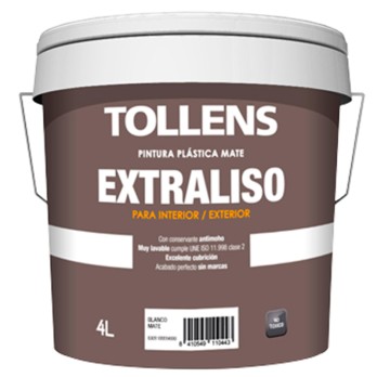 TOLLENS EXTRALISO MATE BLANCO 15L